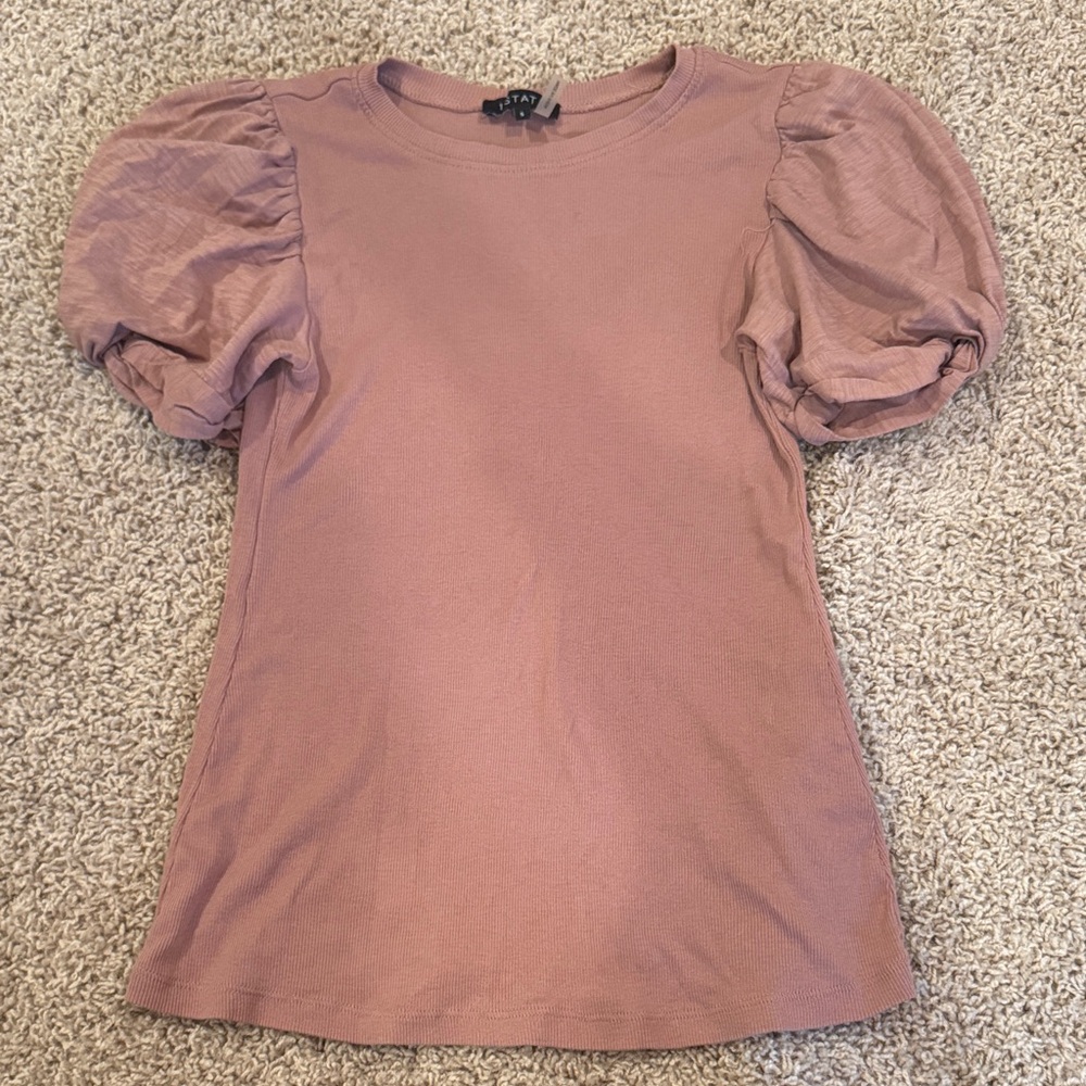 1. State Puff Sleeve Tee